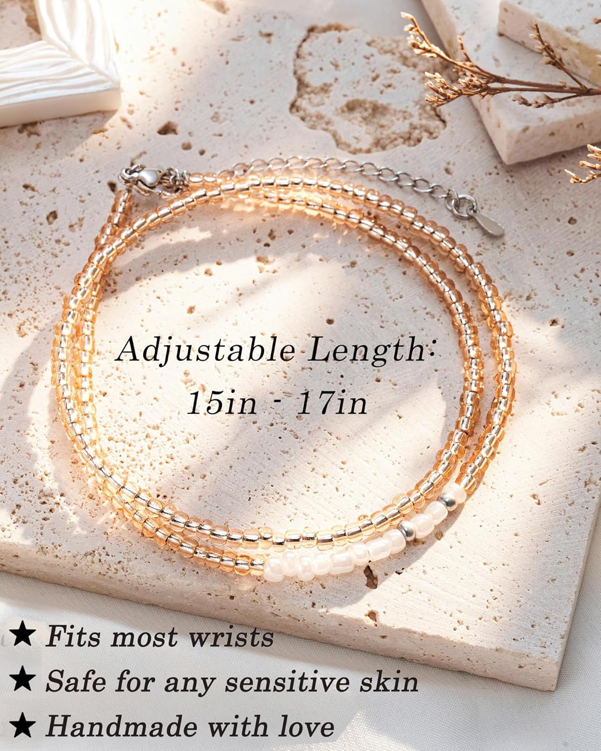 Morse Code Bracelets for Women, Inspirational Funny Bead Wrap Bracelets Gifts for Best Friends Sister Her Women Female - Image 6