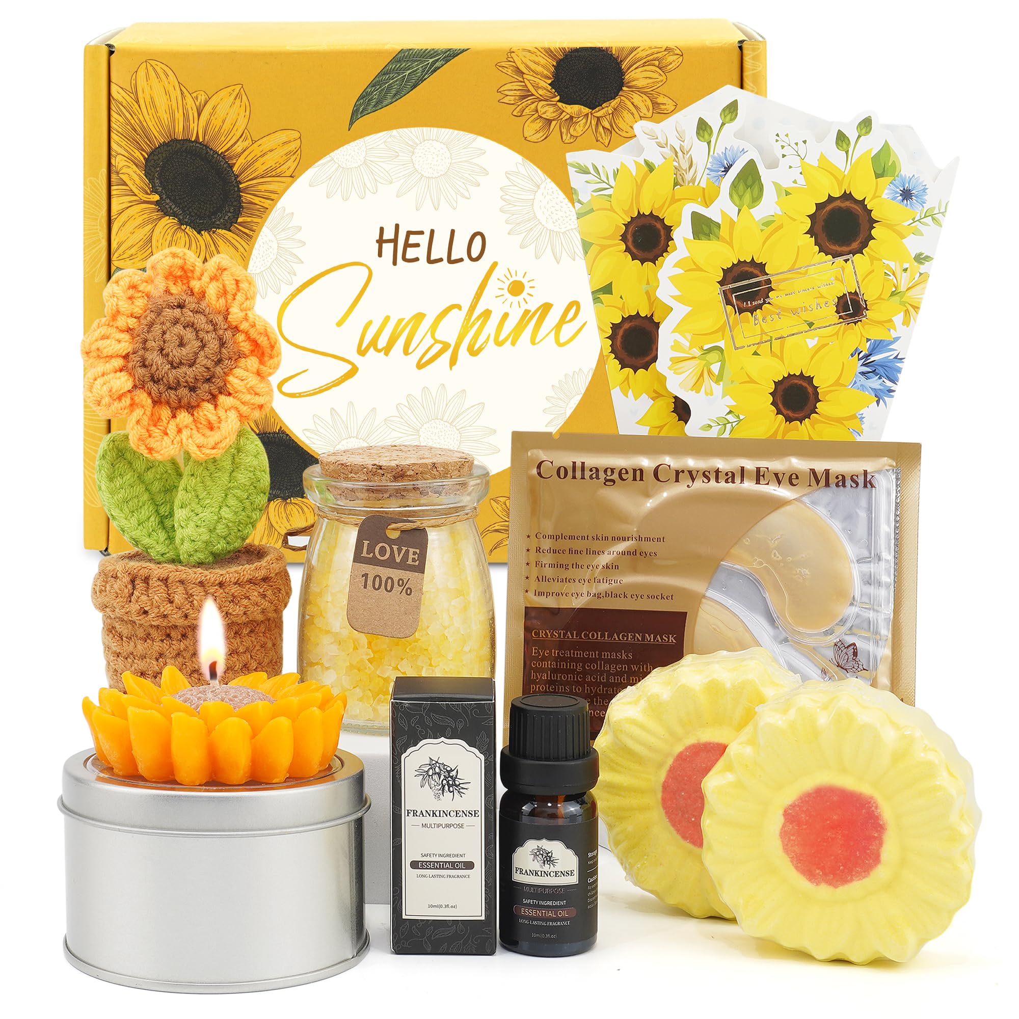 Epessa Wellness Gifts for Women, 8-Piece Set, Scented Candles and Bath Bombs