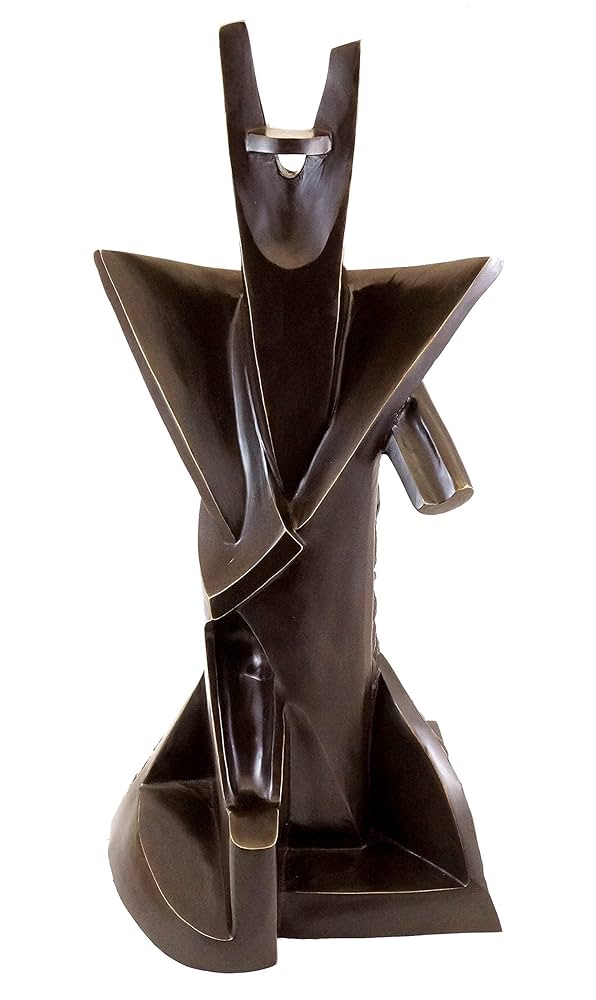 詳細不明 模写 アレクサンダー・アルキペンコ 扇を持つ女 II キュビズム 古画 詳細不明 模写 アレクサンダー・アルキペンコ 扇を持つ女 II