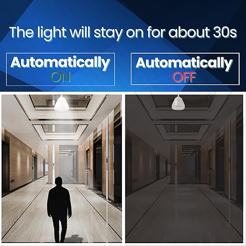Miniatura 3 de Bright Night Light LED Motion and Light Sensor AC Outlet Plug-in Flexible Neck Rotatable PIR Automatic Lamp Dusk to Dawn 5W Garage Stairway Basement
