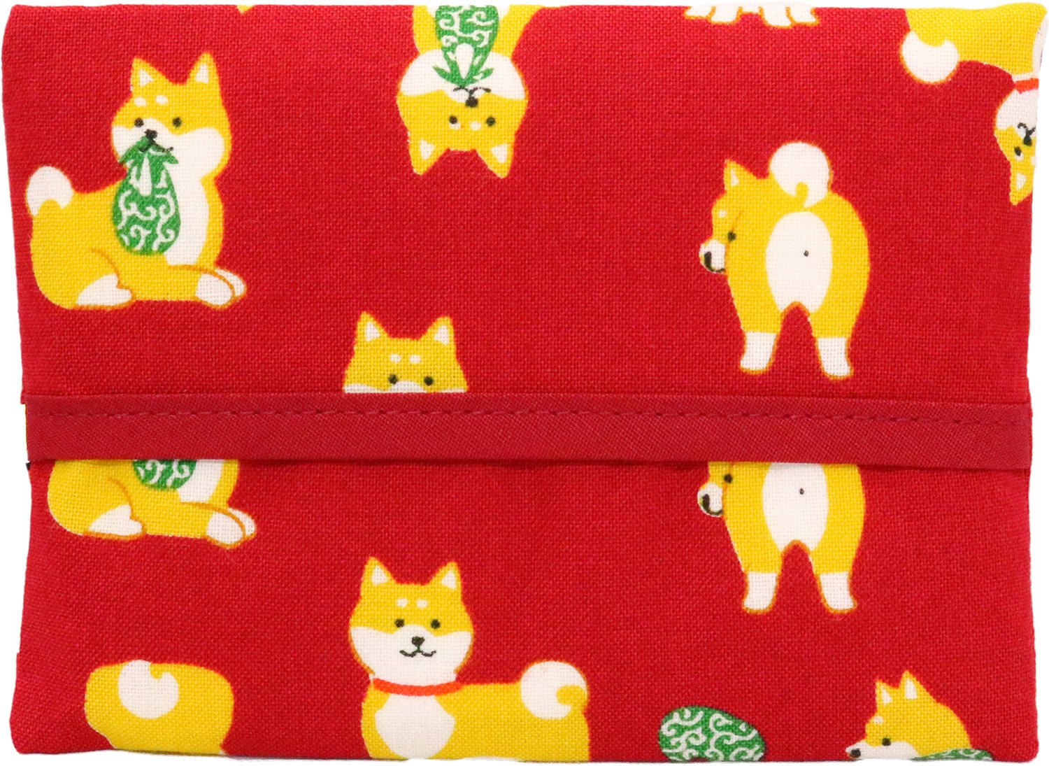 小物 siuu Keisuu Pocket Tissue Case, Shiba-chan Arabesque, Red : Amazon.sg