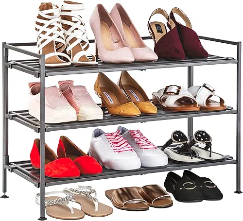 Seville Classics Sturdy Freestanding Storage Shelf for Bedroom, Closet, Entryway,