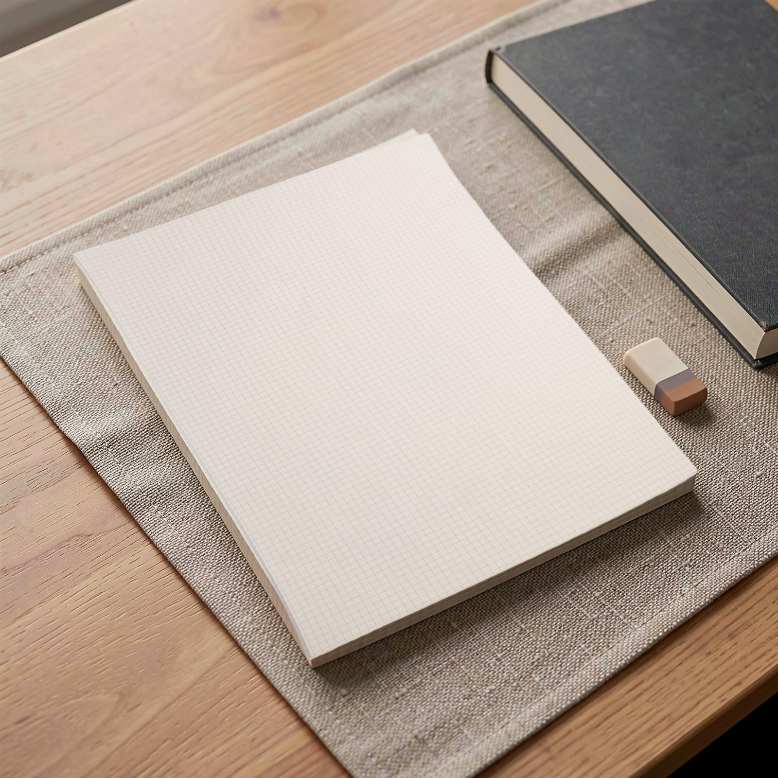 PATKAW Cahier de 200 feuilles de papier millimétré A3 pour les