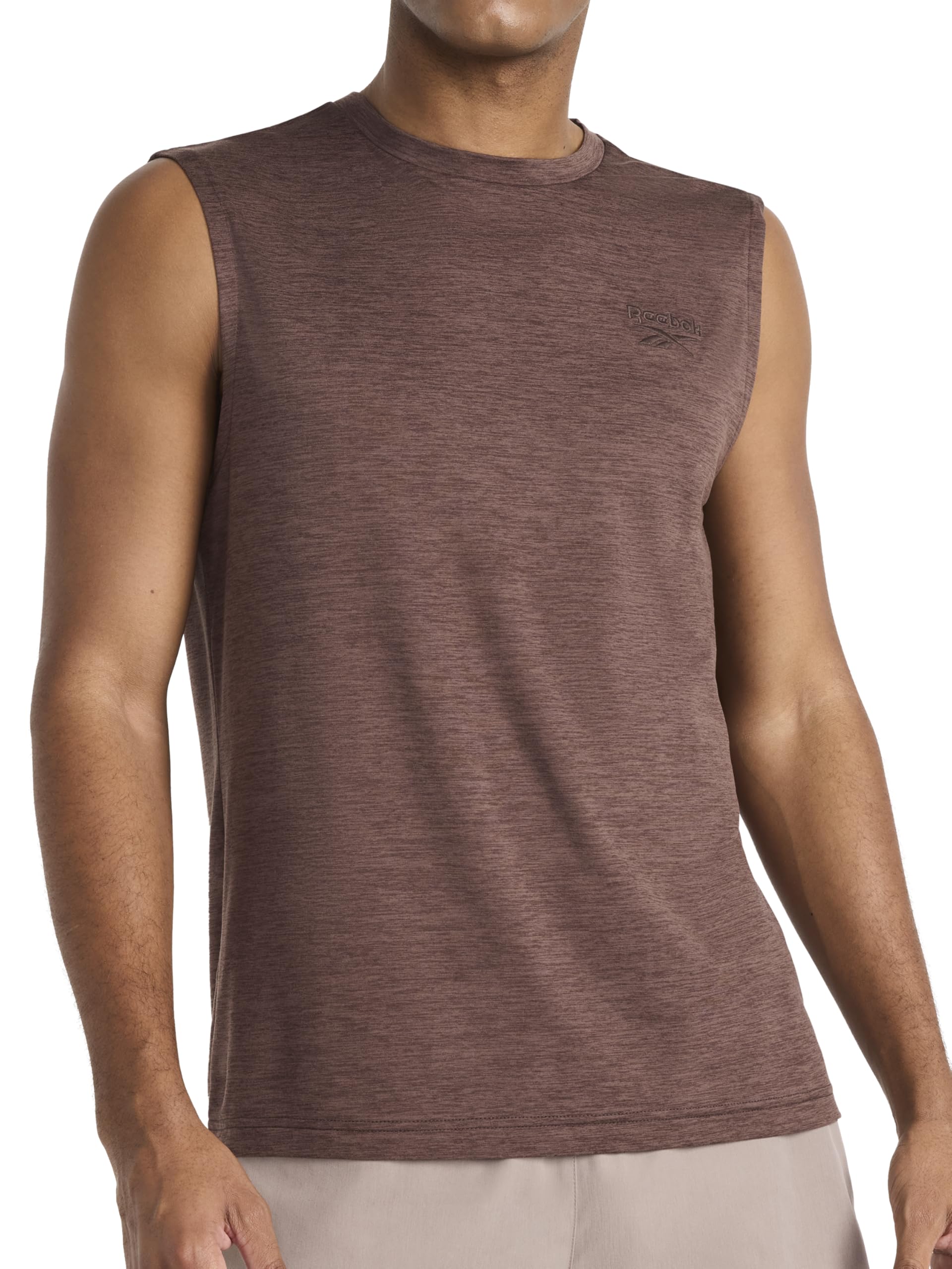 Apparel Men's Elite Sleeveless, Ebony Heather