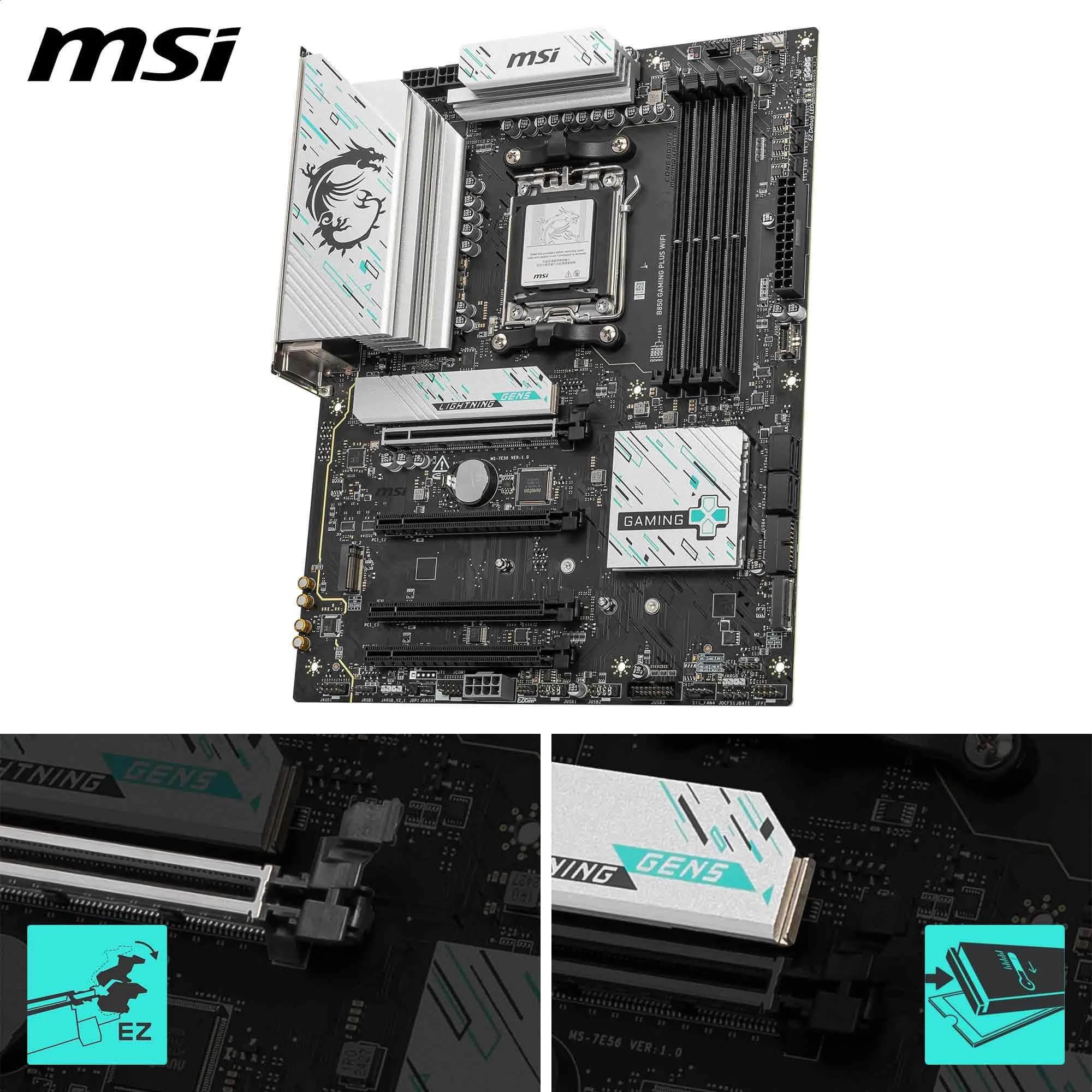 Amazon.com: MSI B850 Gaming Plus WiFi Motherboard, ATX