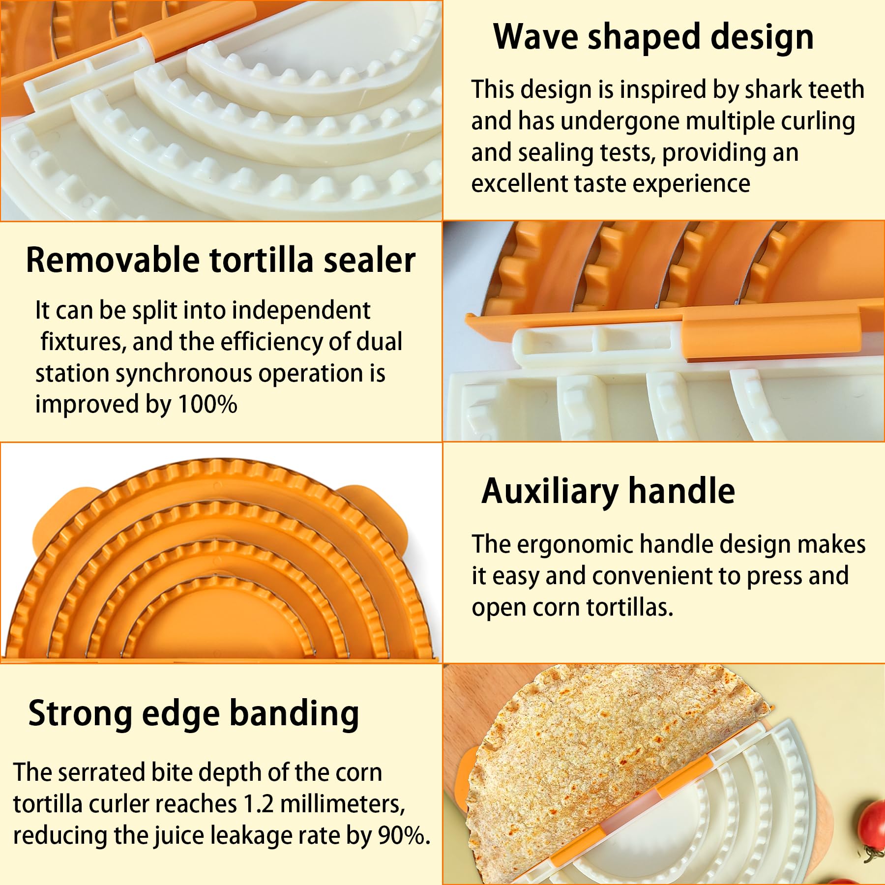 4-in-1 Tortilla Press - Make Tacos & More! -6