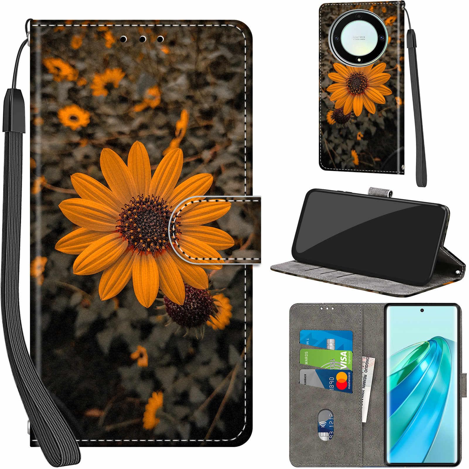 Cover Portafoglio In Pelle Con Supporto Per Honor X9A 5G / Magic5 Lite / X40 5G – Custodia Antiurto Con Slot Carte E Magnete - 2