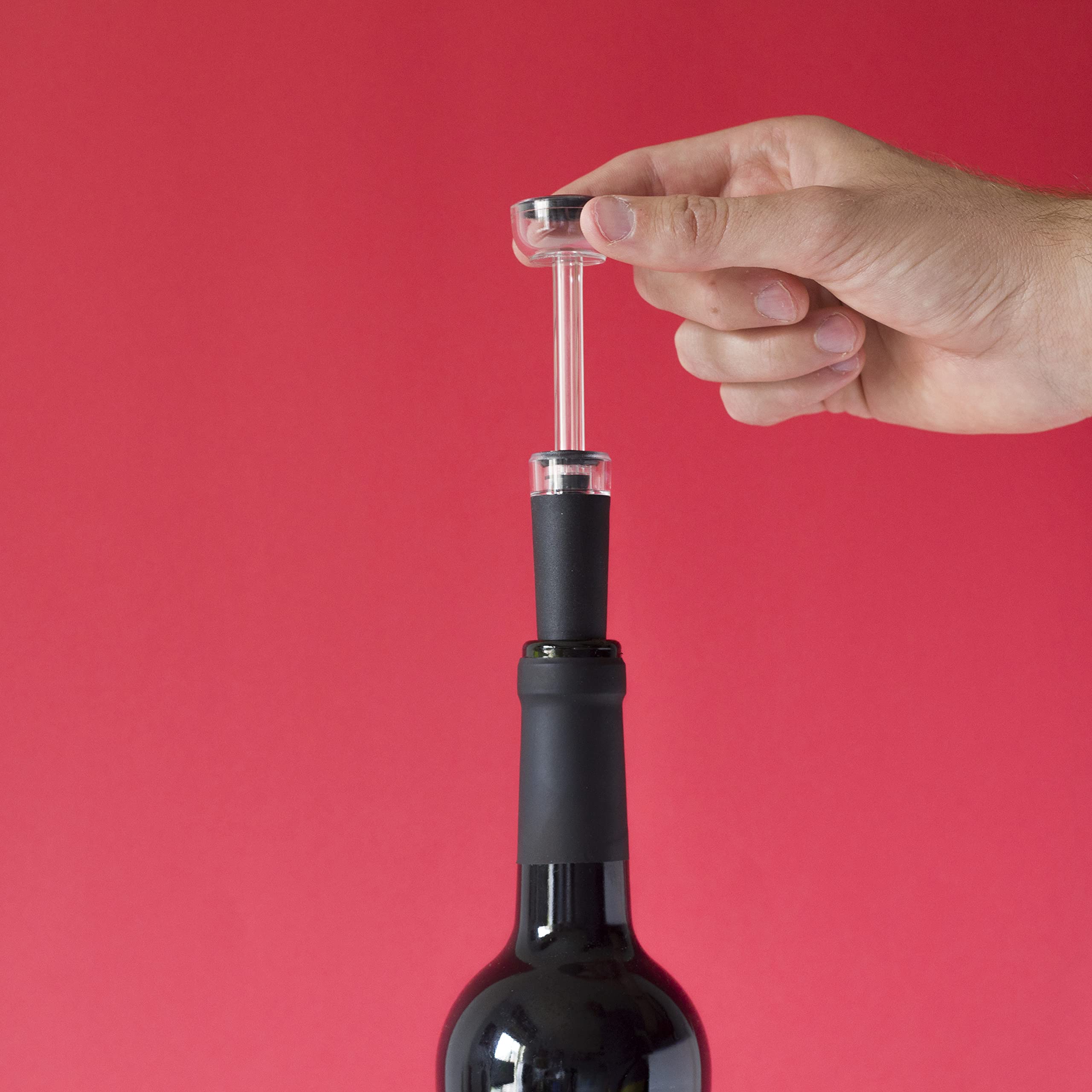 Juego de Sacacorchos eléctrico con corta cápsulas, vertedor y tapón de vino - Regalos originales