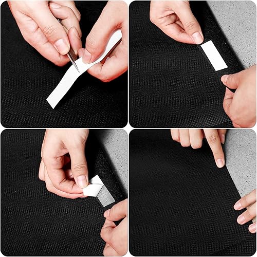 Miniatura 5 de Shappy Alfombra de pasillo rosa para fiesta, 1.94 ozm de grosor, con cinta de alfombra, alfombra de pasillo para graduados, bodas, fiestas, pista de