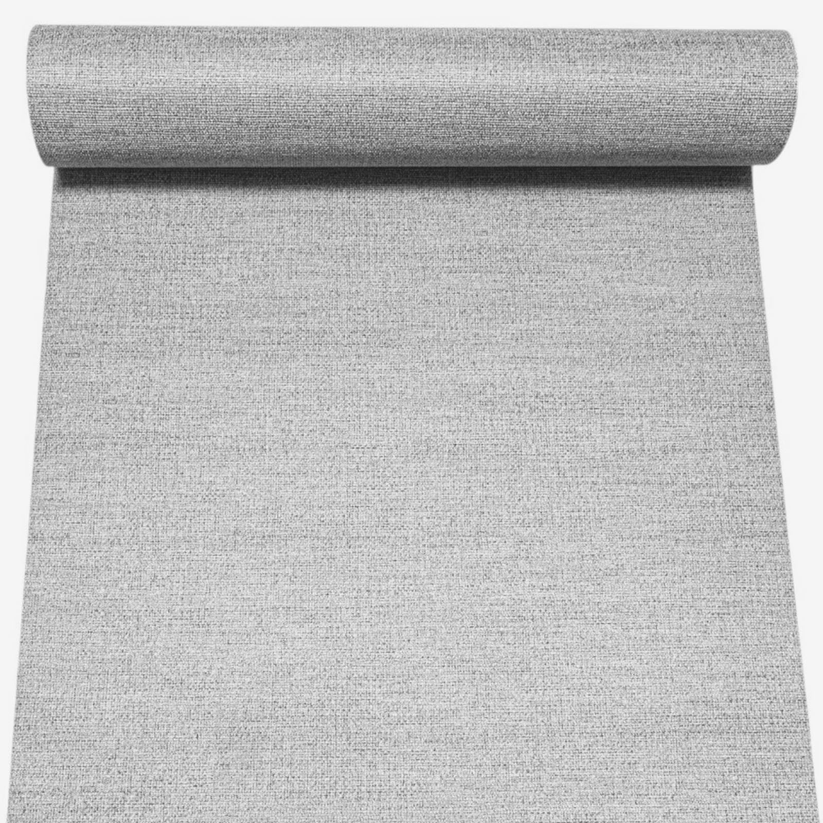 Sophie Laurence Grey Granite Shimmer Wallpaper Thick Linen Effect Vinyl Bedroom Hallway Lounge