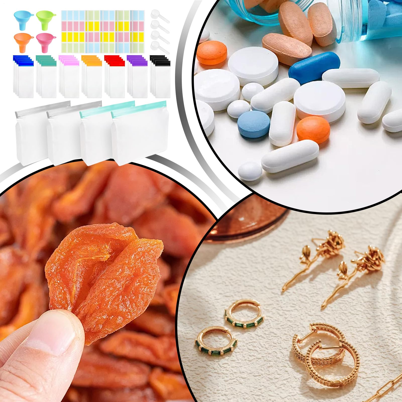 Wiederverwendbare Reise-Tabletten Tabletten- & Muttermilchbehälter