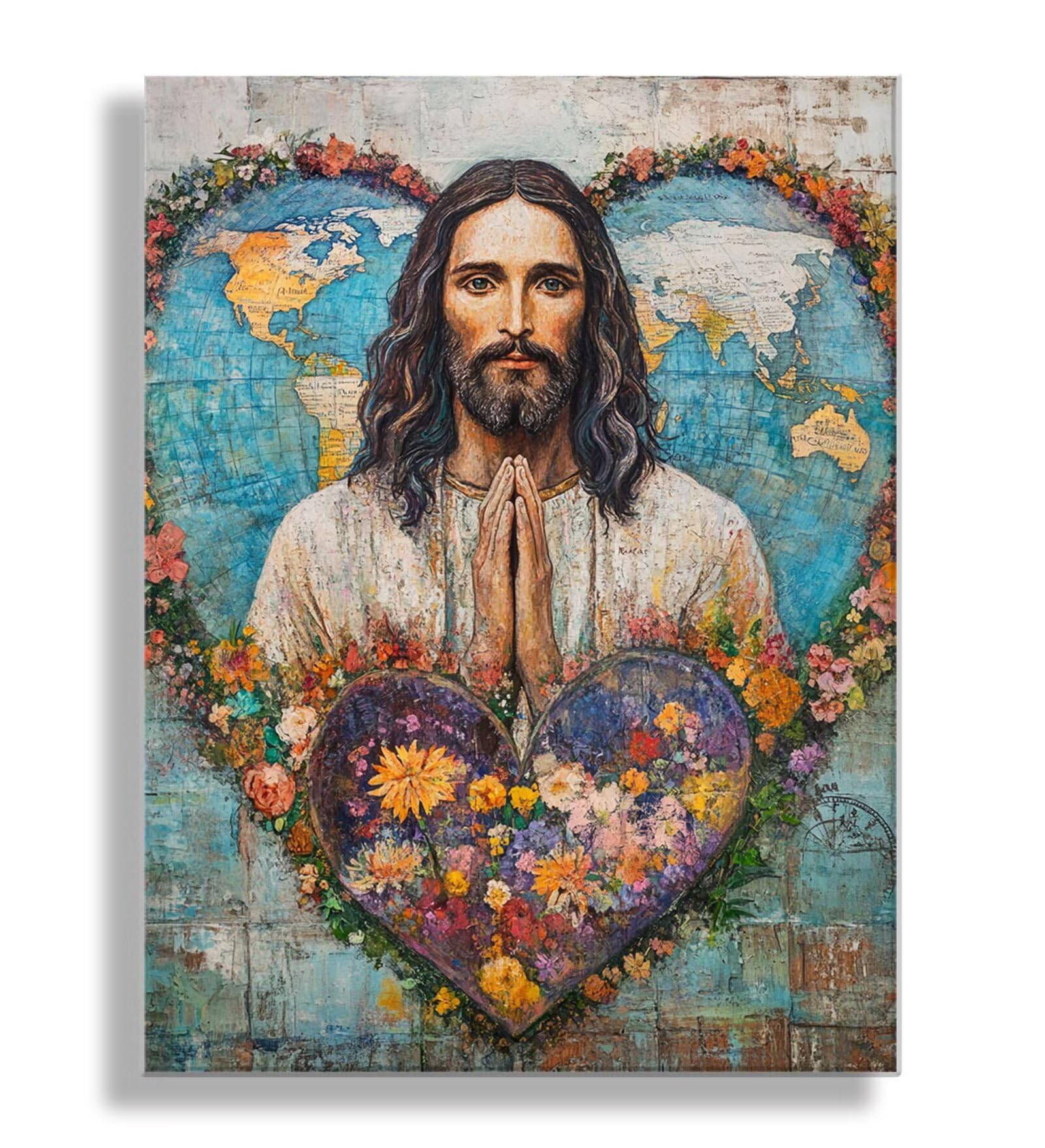 Dipingere con i Numeri Adulti fiore Uomo, Quadri da Dipingere Numerati Fai Da Te per Principianti e Adultis, Olio La Pittura di Numeri Kit, Hobby Creativi Adulti, Decorazioni Casa 90x120cm Q3S-584