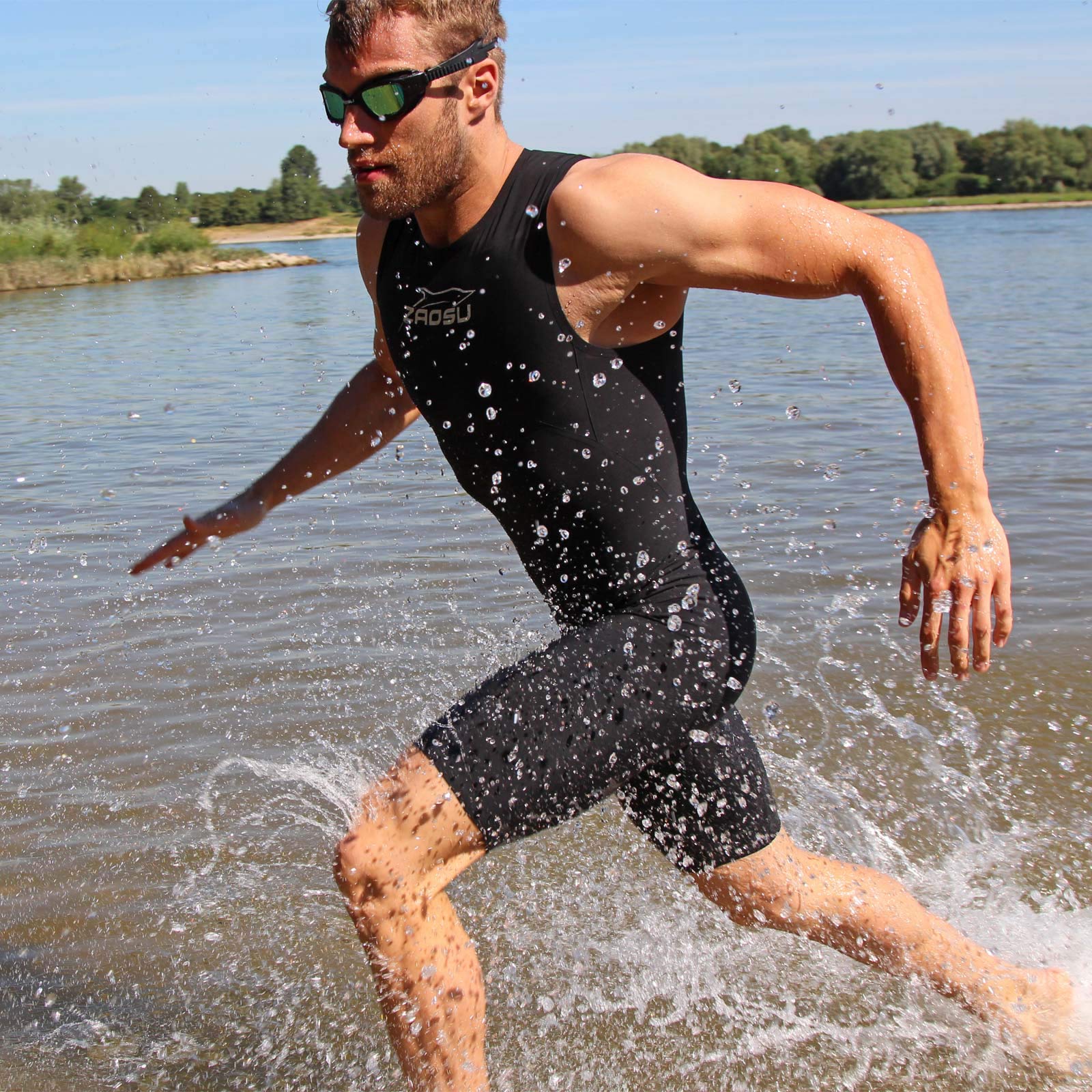 ZAOSU Swimskin Elite Herren - Speedsuit Triathlon