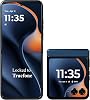 Tracfone Motorola Moto razr 2025, 256GB, 5G, Lock to Tracfone - 6.9 Folding POLED Display, 3.6 External Display, 50MP Camera - Prepaid Smartphone - Gibraltar Sea