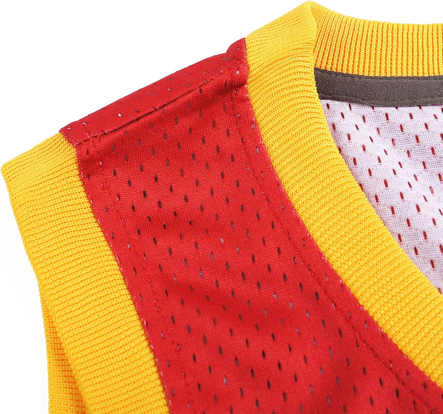 Pullonsy Men's Mesh Athletic Basketball Jersey V-Neck Hip Hop Sports Shirts Fans Tank Top - Image 5