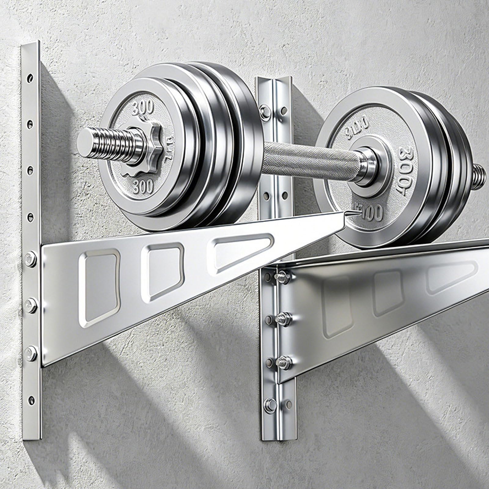 Juego de 2 soportes de pared para exteriores
