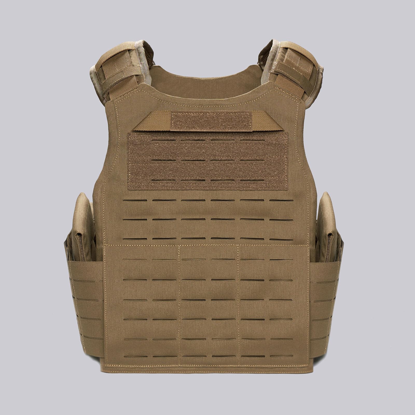 GOUX Gilet Tactique, Gilet de Combat Militaire Veste Porte Plaque Ajustable Airsoft Gilet, Gilet Tactique Airsoft pour Jeux de Guerre, Chasse