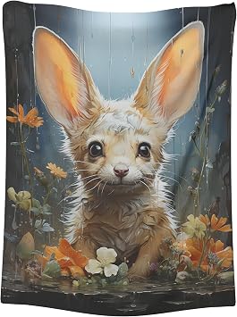 Bilby Blanket Gift Living Room Blanket Twin Size Blanket 60" x 80"