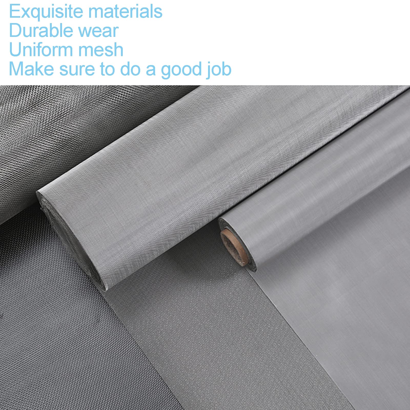 LFFH Malla De Acero Inoxidable 316, 39.3 "X39.3 Pantalla De Malla Fina Malla 400/500 para Pantalla De Filtro Tela De Filtración Malla De Filtración,Plata,500mesh