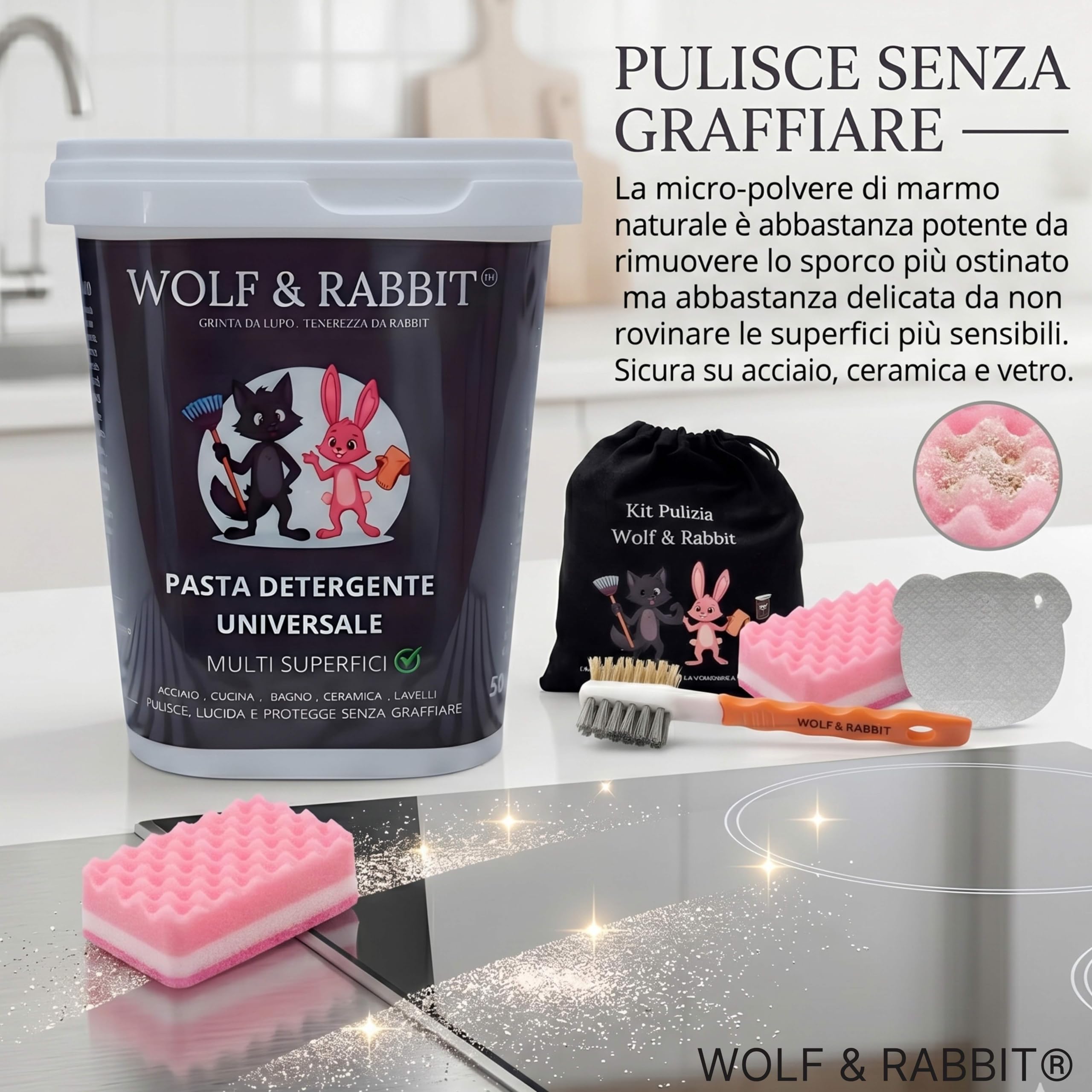 WOLF & RABBIT Pasta Pulente Universale 500g