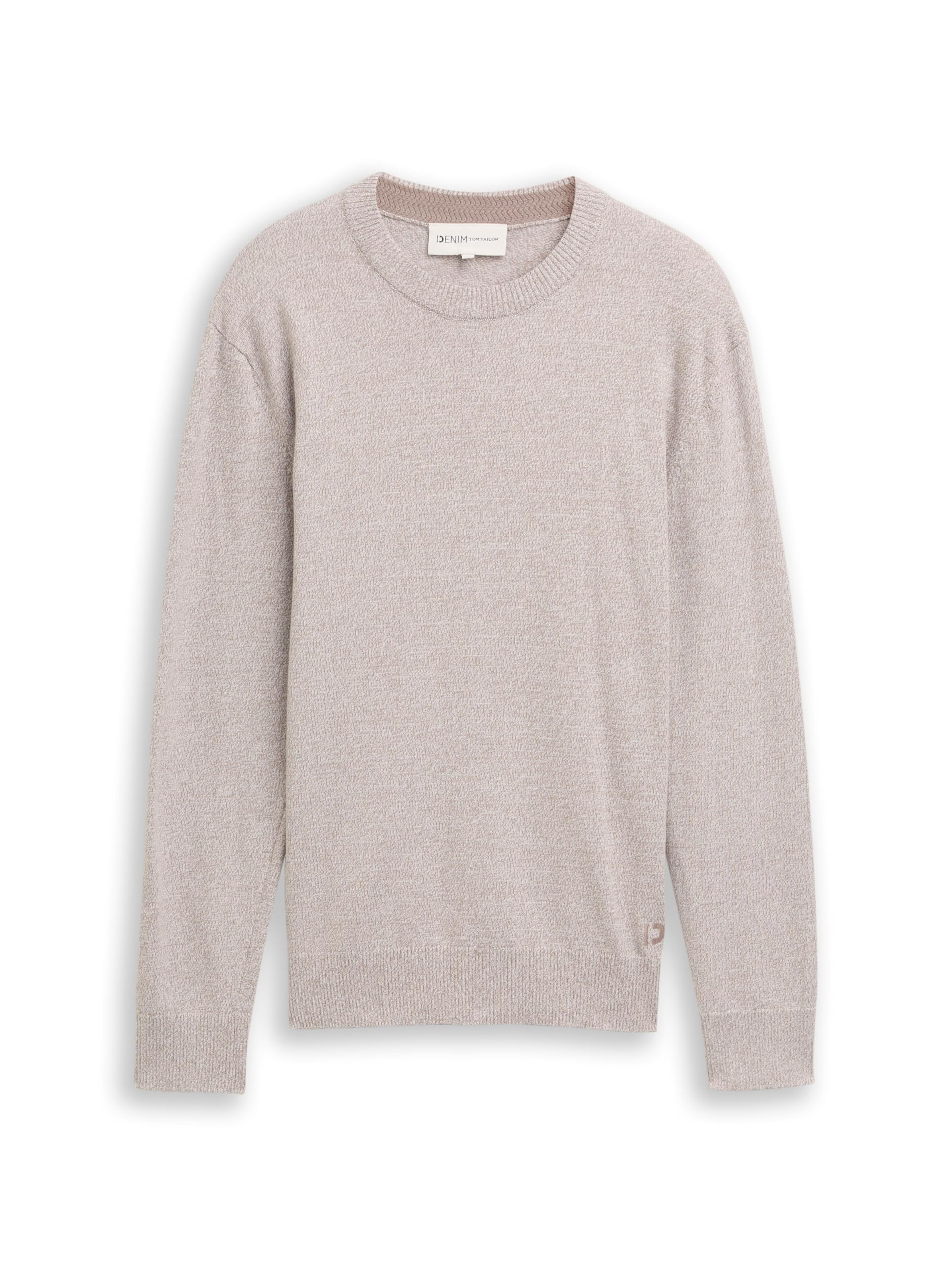 Tom Tailor Denim Herren Strickpullover aus Baumwolle