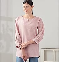 Vista 4 de Simplicity Misses' - Paquete con hombros caídos, patrón de costura Code 9274, tallas 6-14, color blanco