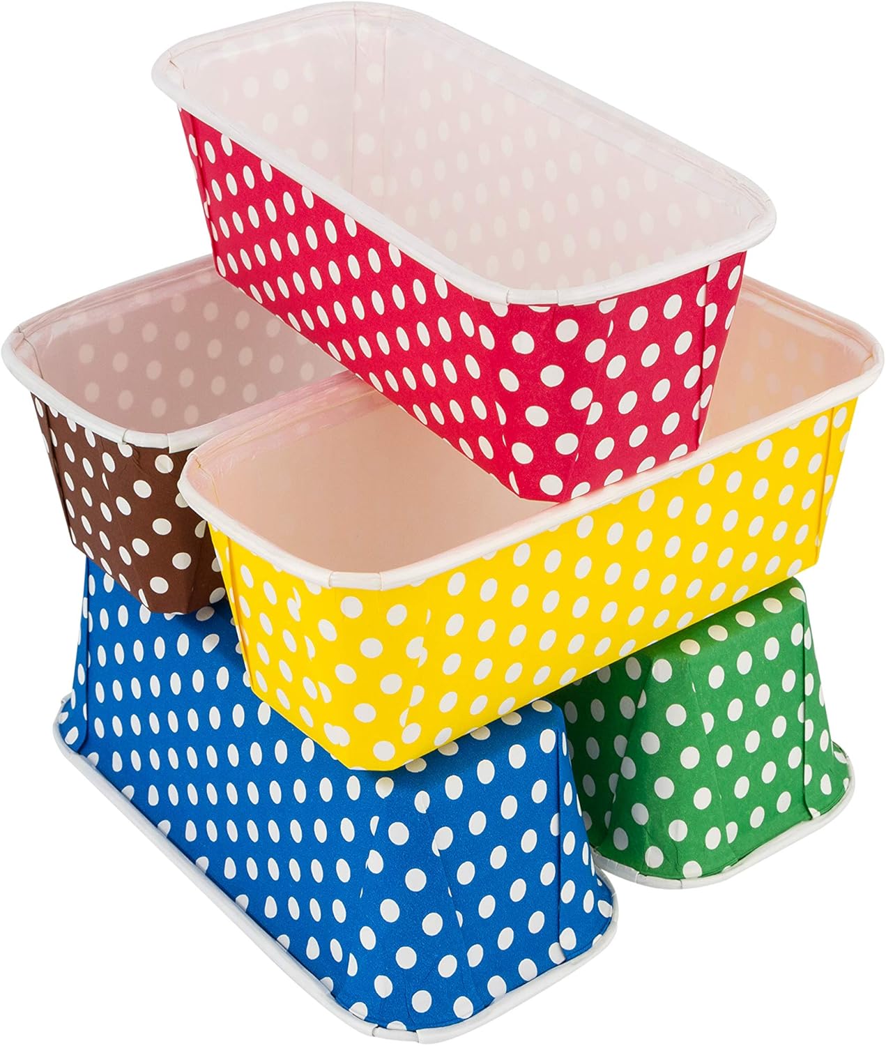 Paper Loaf Pans for Baking, 25 Loaf Pan Liners, 7x3x2 Mini