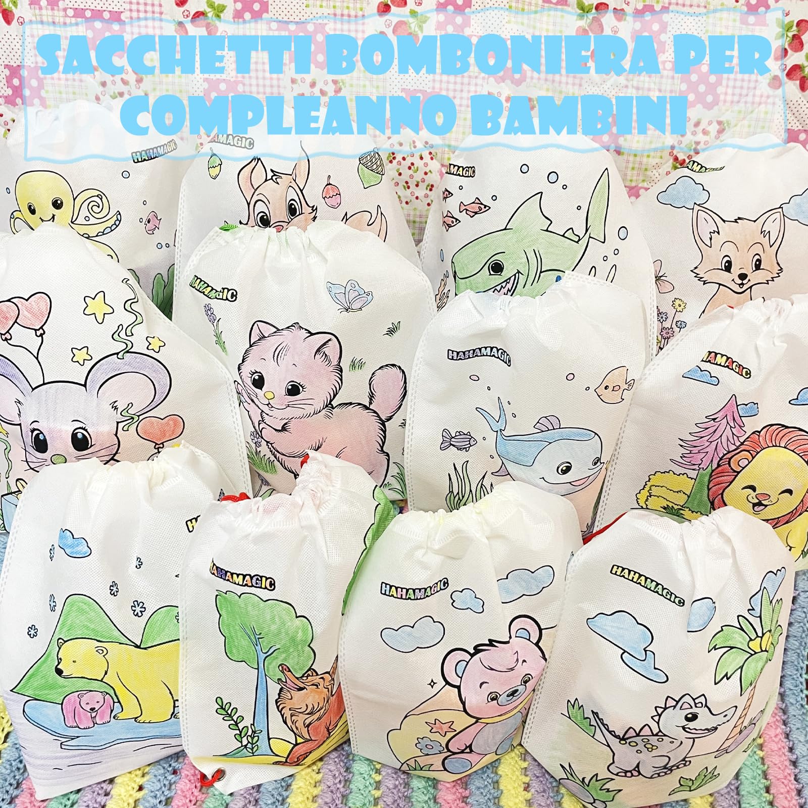 12 Astucci Da Colorare Per Bambini Con Pastelli A Cera Impilabili - Regalini Compleanno - Foto 8