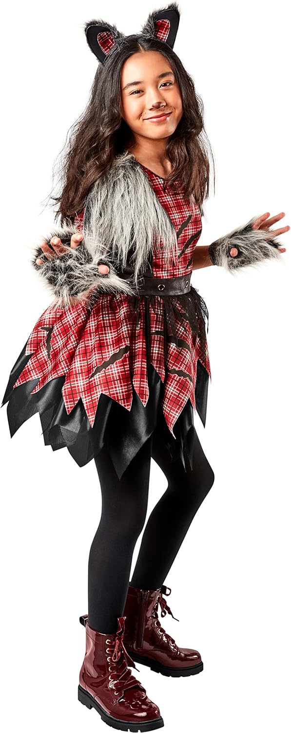 Rubies Werewolf Girl Costume Dress for Kids, Girl's Medium