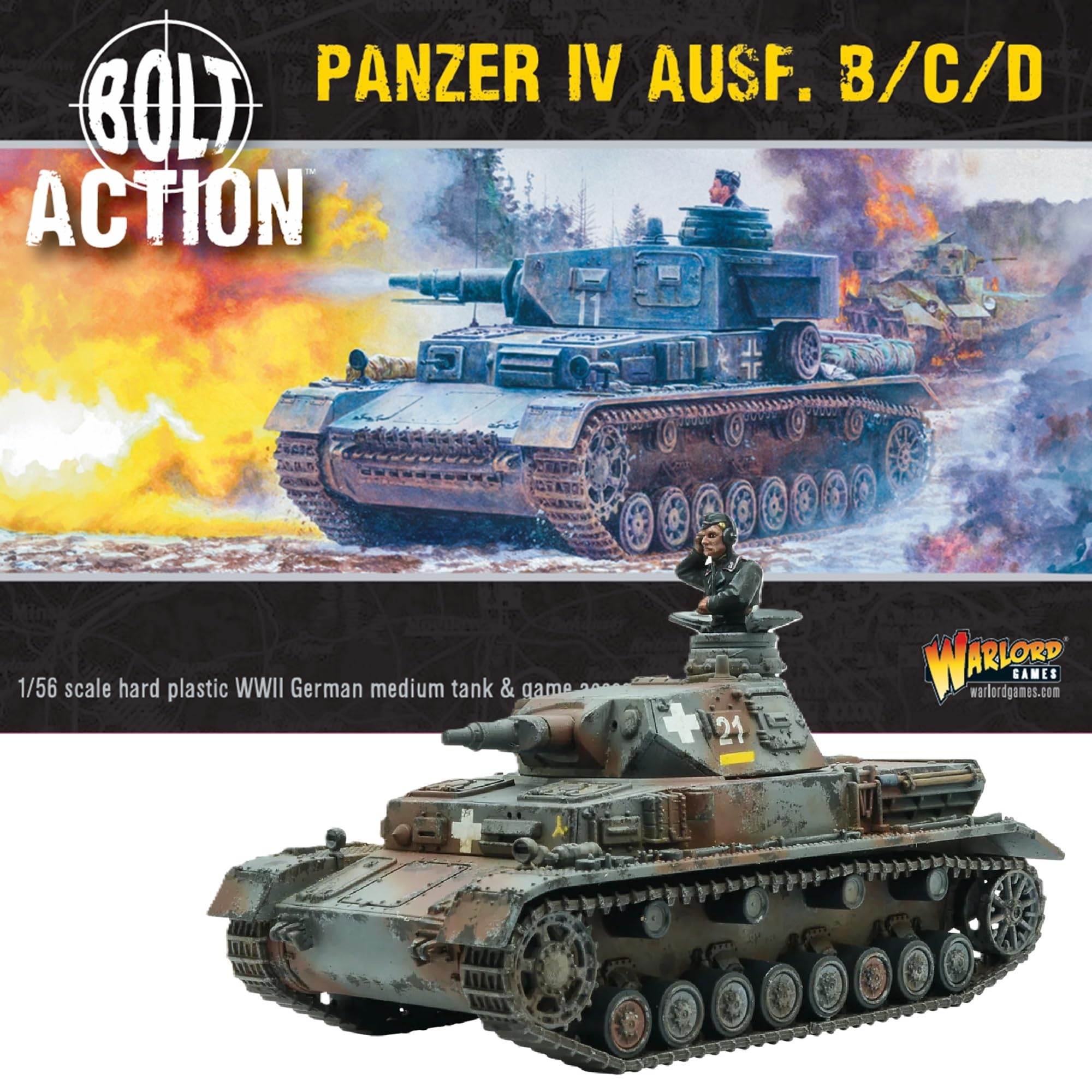 Bolt Action - Panzer IV Ausf. B/C/D - Warlord Games NEW