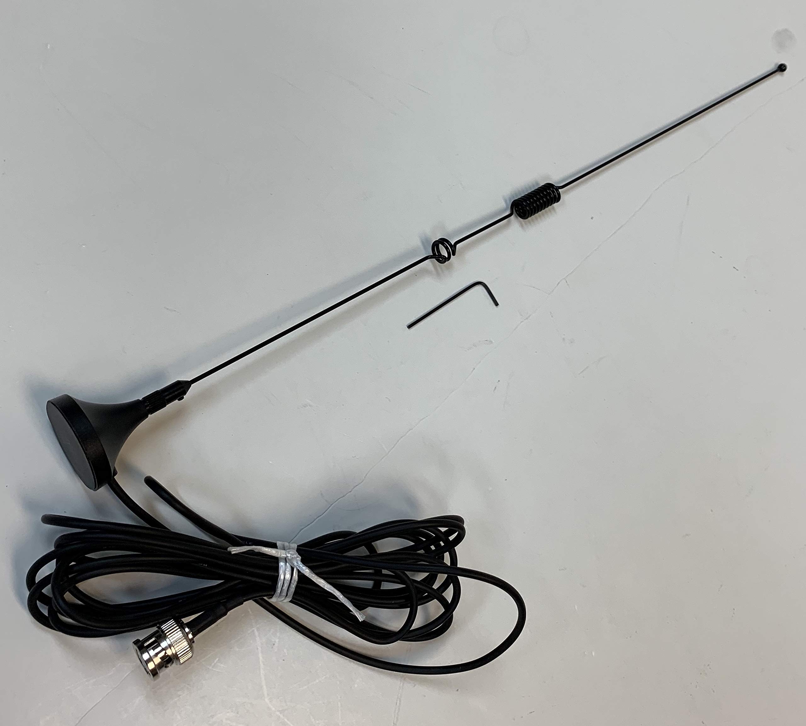 Antenne Scanner Large Bande MOONRAKER Skyscan - 25-2000 MHz, 70 Cm, 4 M De Câble - Réception Intérieure Optimale