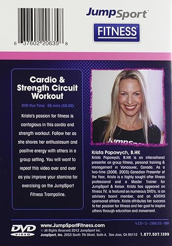 Miniatura 2 de JumpSport Fitness Trampolín Cardio y Entrenamiento de Fuerza DVD