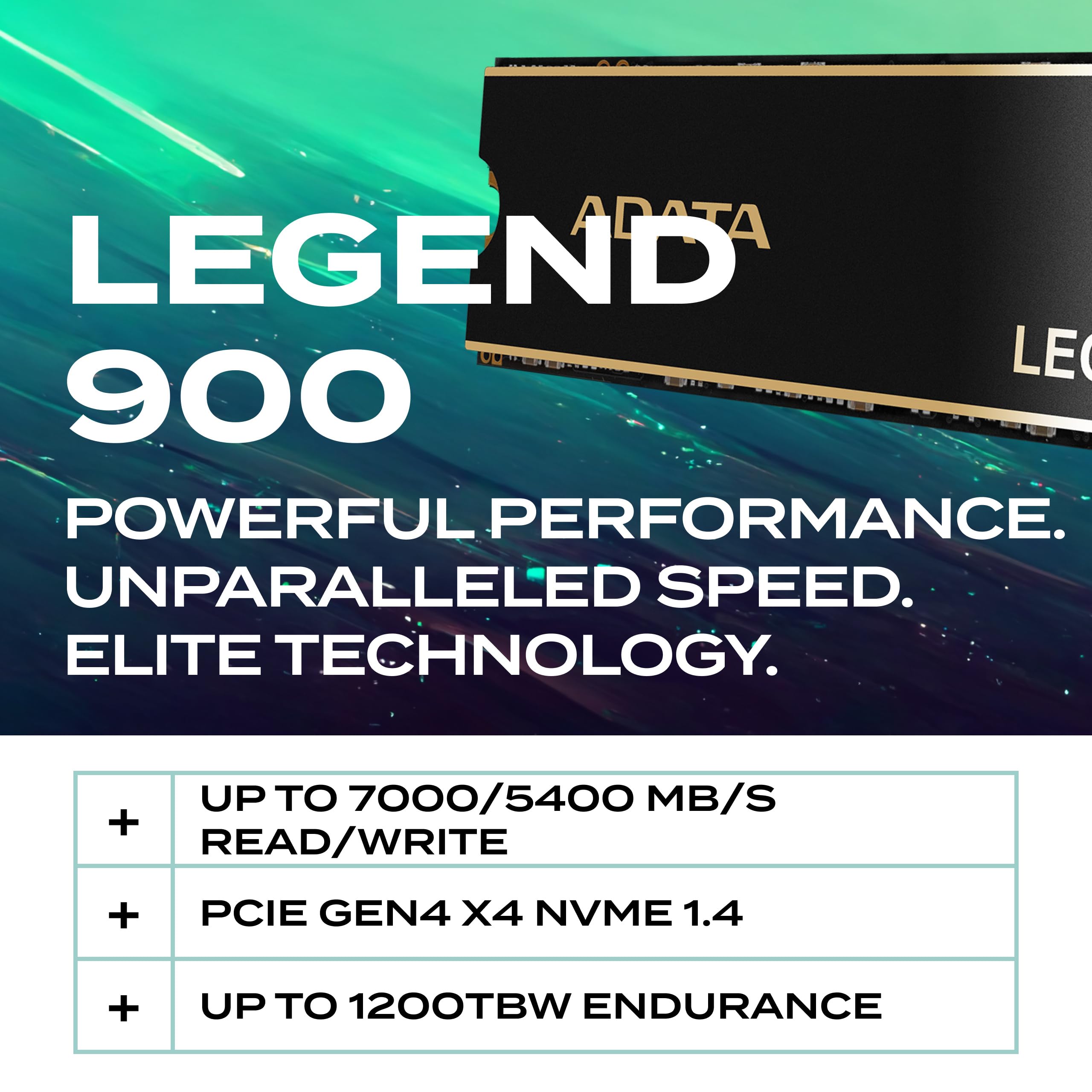 Amazon | ADATA 1TB SSD Legend 900 PCIe Gen4x4 NVMe M.2 内蔵型