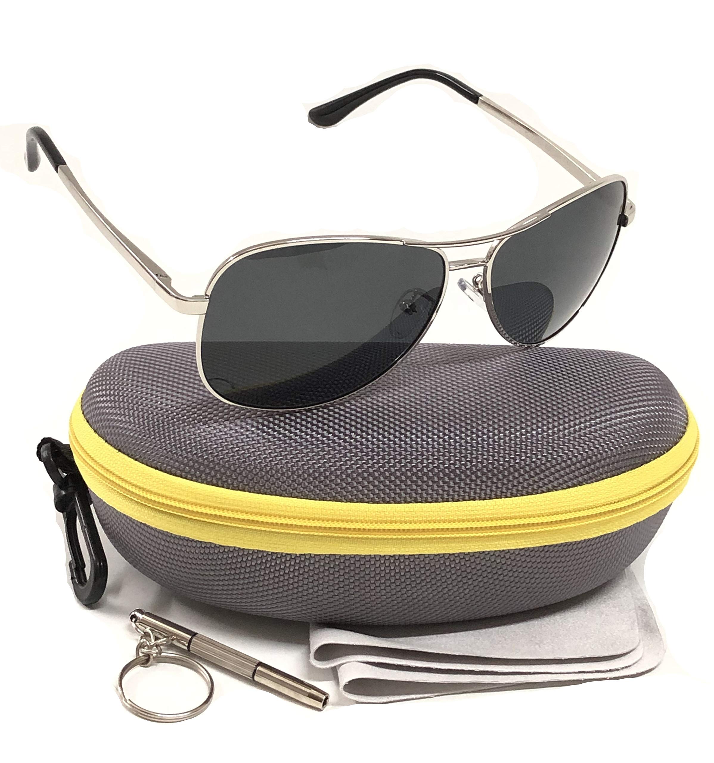 OWO Aviator Sunglasses HD Driving Polarized Sports Sunglasses for Men Women UV 400 Protection Ultra-Light TAC