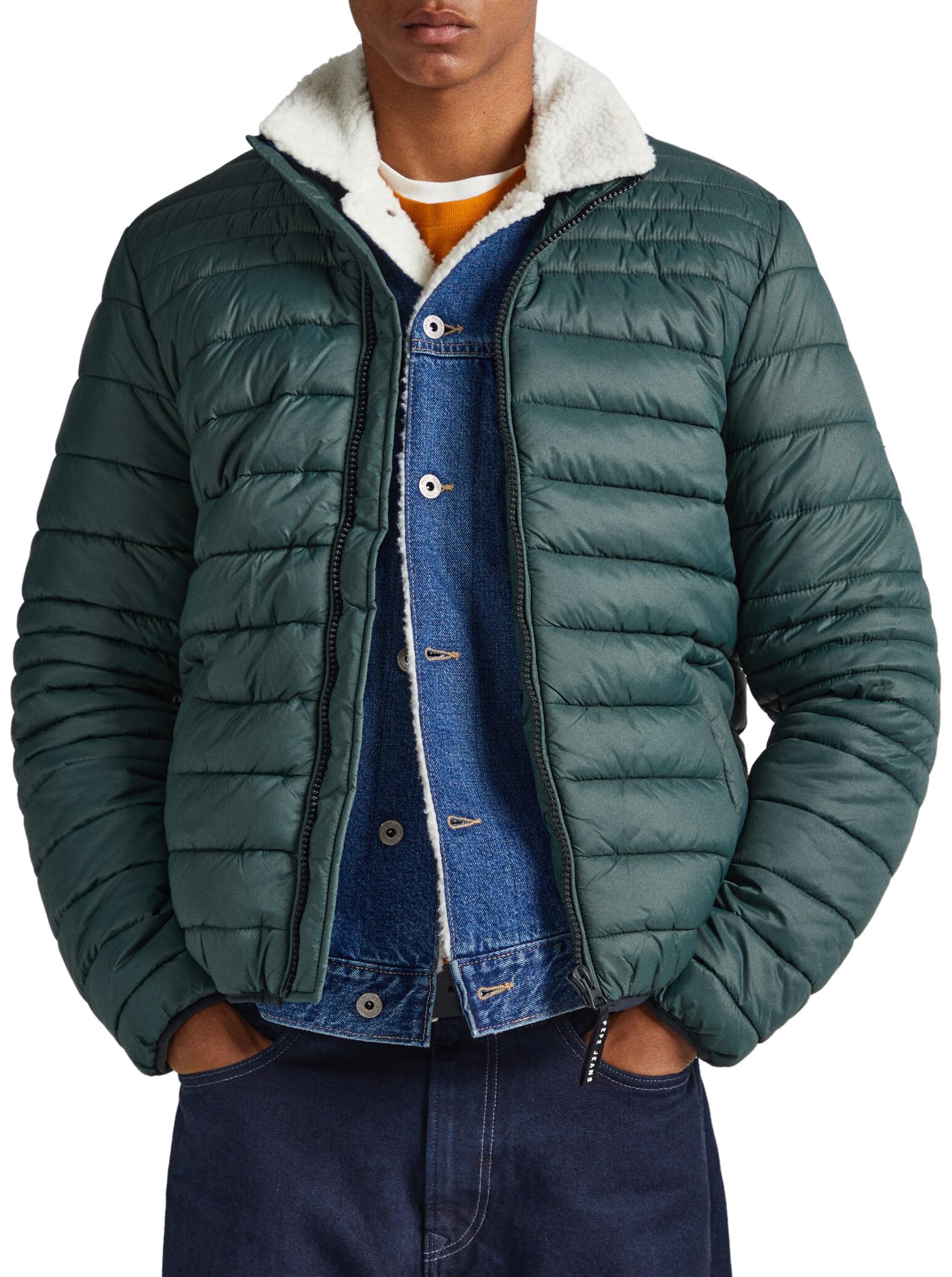 Pepe Jeans RED BULL RACING CITY PUFFER JACKET UNISEX - Winterjas - off
