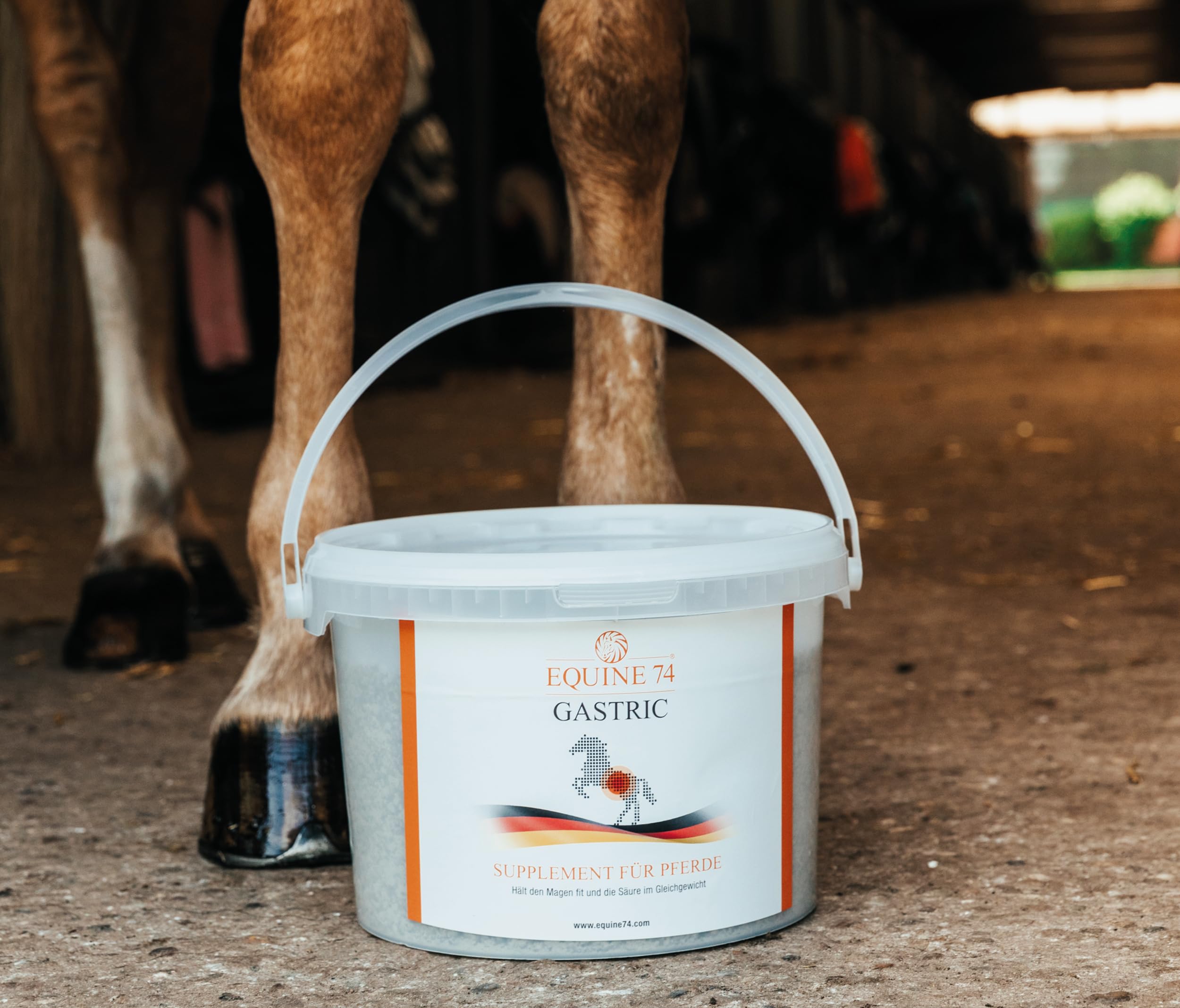 Equine 74 Gastric - suplemento natural para caballos y ponis con irritación de la mucosa gástrica o úlcera estomacal, reduce el ácido estomacal excedente, sin dopaje (2kg, Pellets)