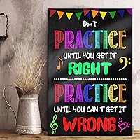 Vista 1 de Lyonidas Carteles de práctica de música para el aula, carteles de música, elementos musicales, tablón de anuncios, pósteres de música para aula