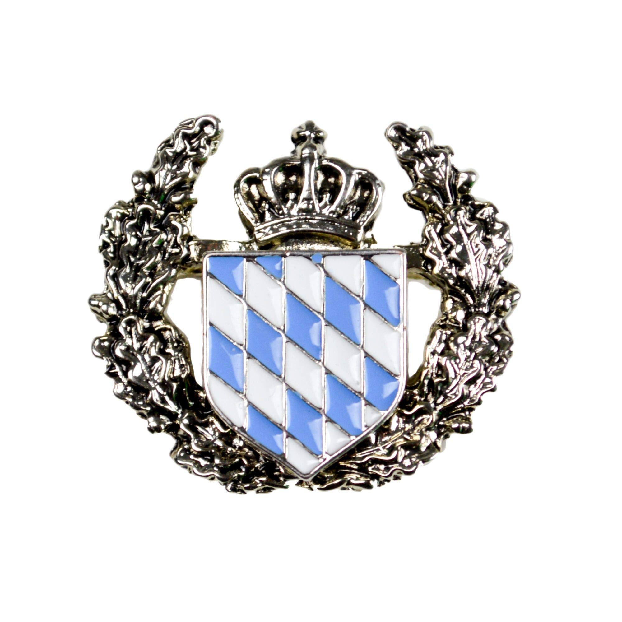 Oktoberfest German Hat Pins with Deluxe Coat of Arms Traditional Oktoberfest Pin for Mens Costume Lapel or Hat