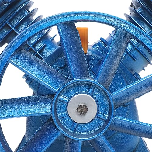 Miniatura 7 de Gdrasuya - Bomba de compresor de aire 10 con volante cabezal de bomba de compresor de aire cilindro industrial bomba de compresor de aire adecuada