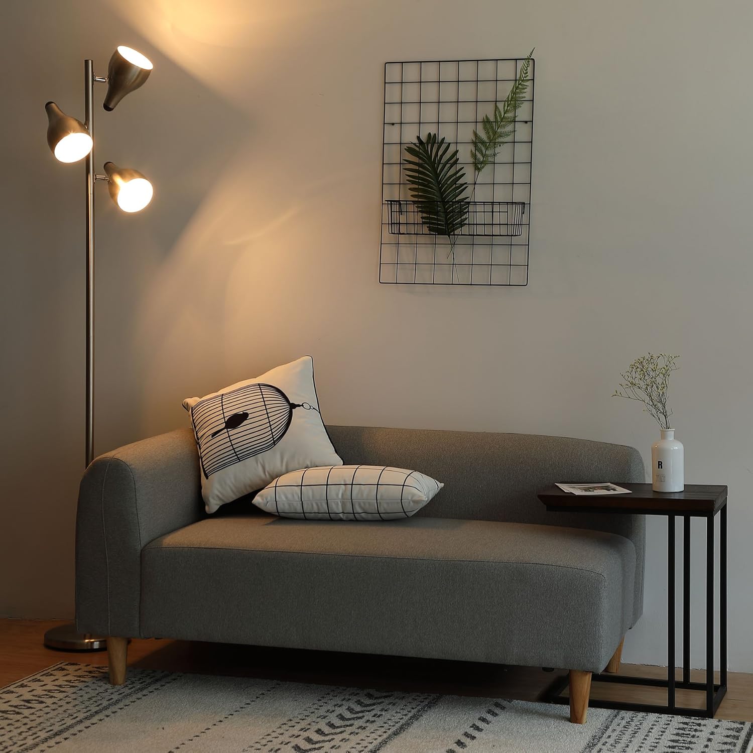 🛒 Crаzу Dеаlѕ CO-Z 3 Lights Tree Floor Lamp, 3 Arm Task Standing Light for Uplight or Downlight, Brushed Nickel Spotlight Pole Lamp with 3 Adjustable Heads for Living Room Bedroom, Corner Stand Lamp with 3 Shades
