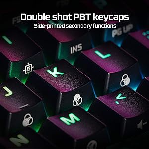 HyperX Alloy Origins 60 - Mechanical Gaming Keyboard, Ultra Compact 60% Form Factor, Double Shot PBT Keycaps, RGB LED Backlit, NGENUITY Software Compatible - Linear HyperX Red Switch,Black