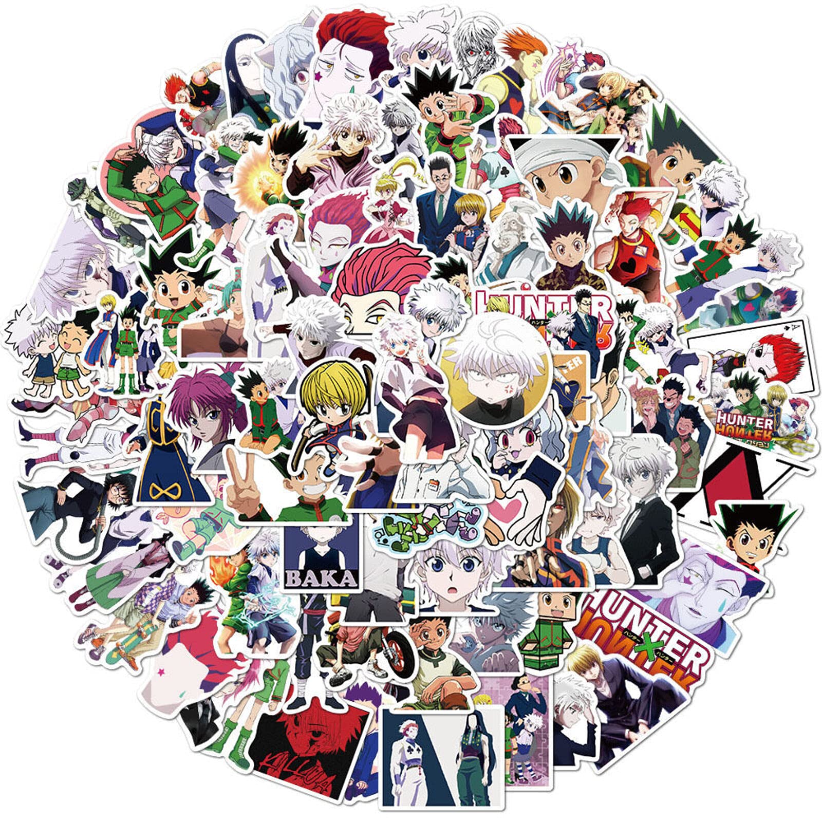 Amazon.co.jp: HUNTER×HUNTER アニメ 100枚 おしゃれ ステッカー 漫画