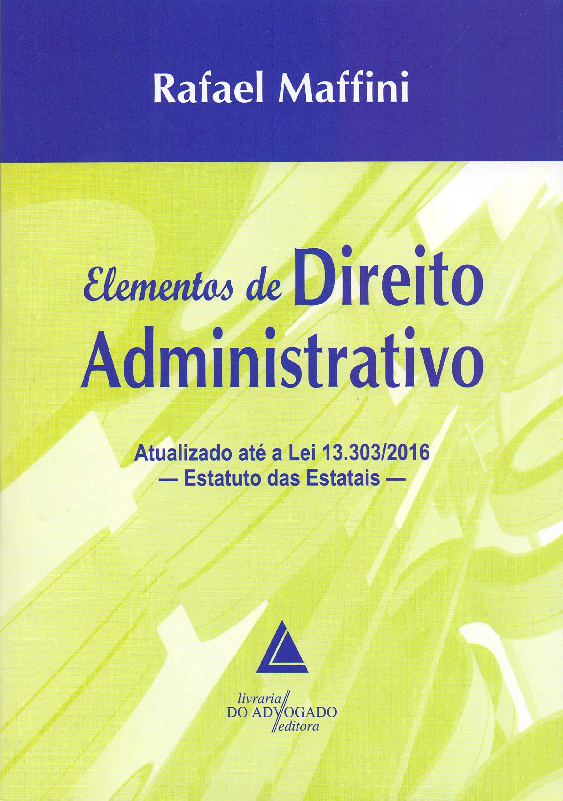 Capa de Elementos De Direito Administrativo