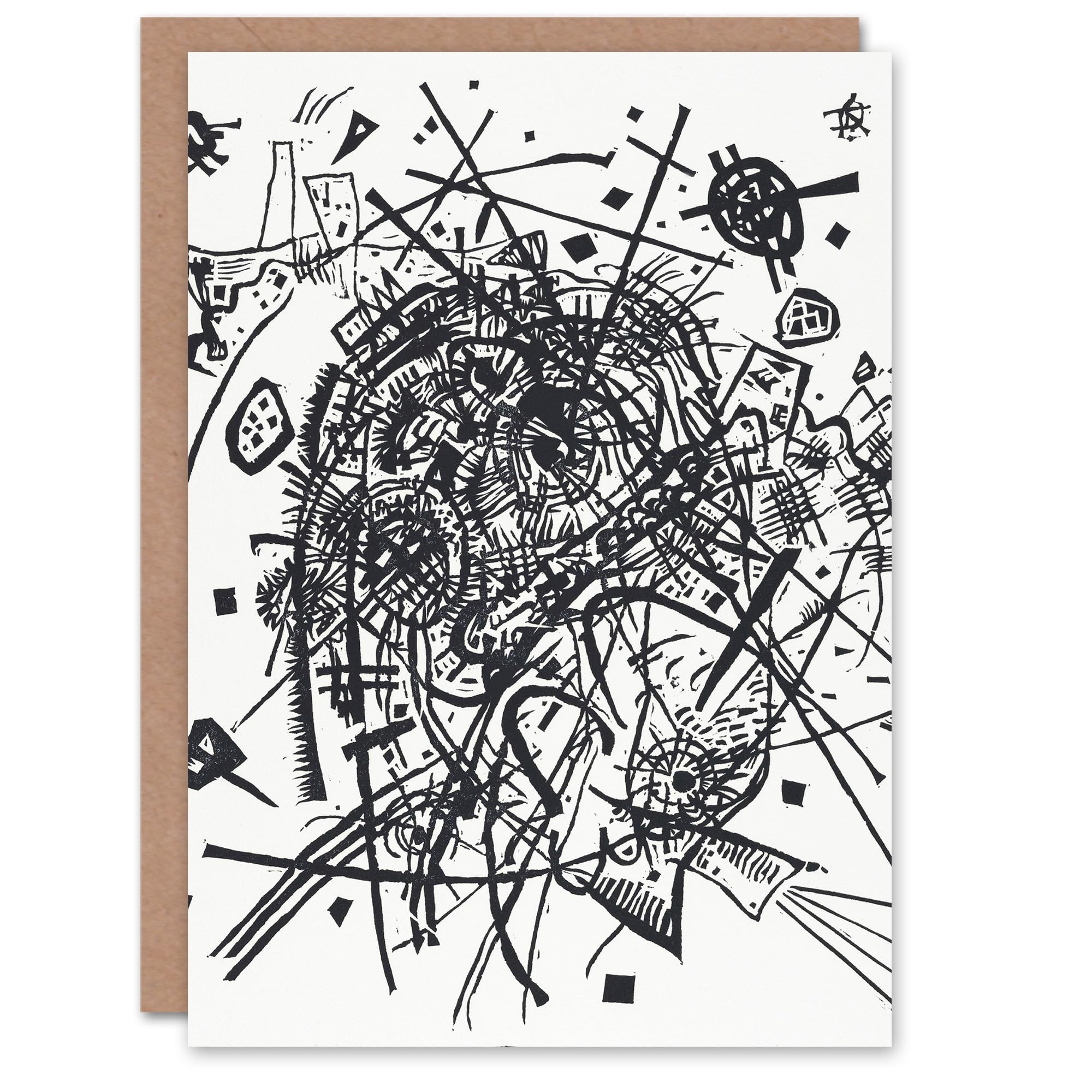 Artery8 Wassily Kandinsky Art Card Small Worlds VIII Abstract Painting
