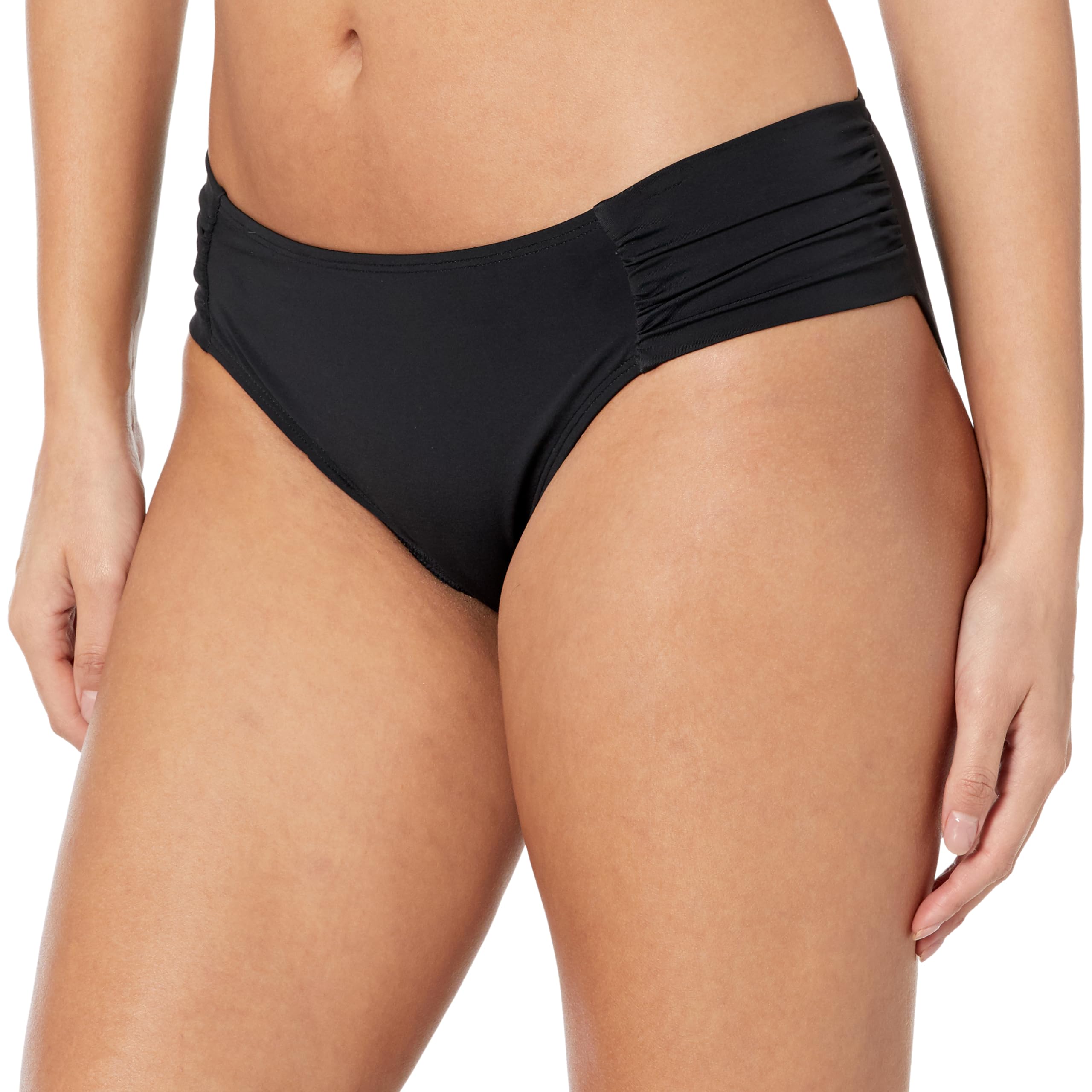 Panache Anya Riva Gathered Swim Brief (SW1306) - Black - Small