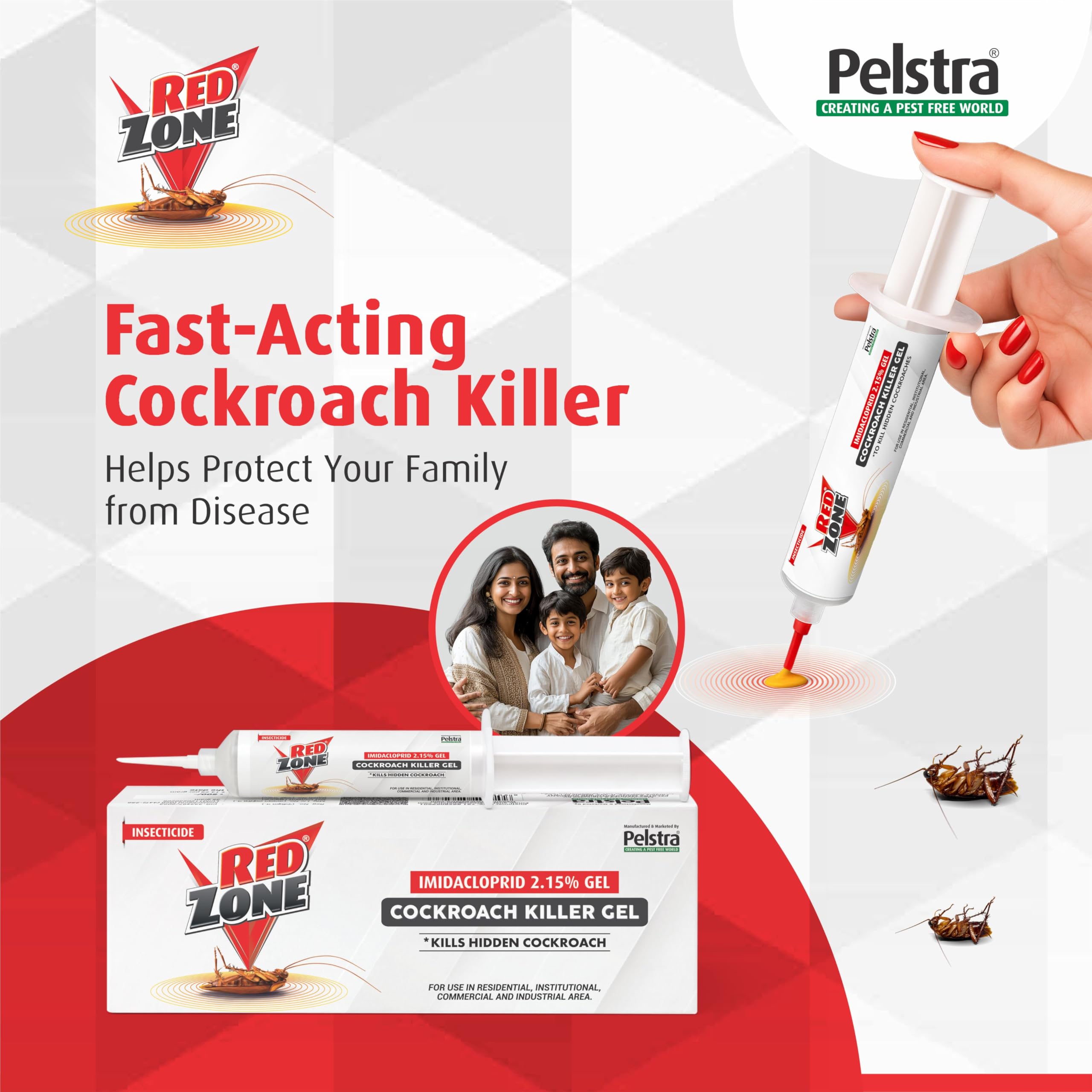 RedZone Roach Killer Gel - Eliminate Cockroaches -3