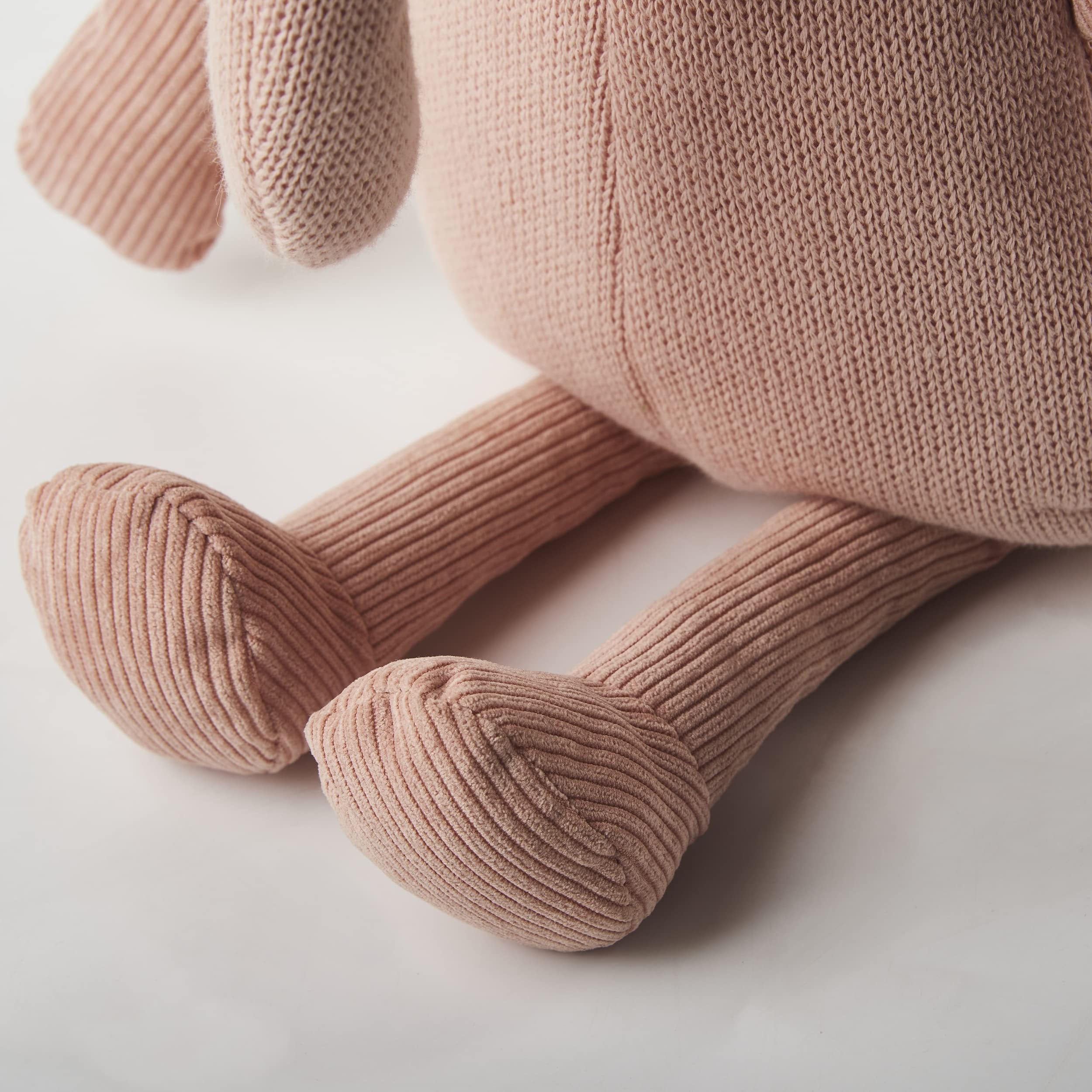 CROCHETTS Plecak dziecięcy 2-5 lat słoń Scoty szydełkowany szydełkowy plecak dziecięcy z hipoalergicznej wełny bawełnianej. Podwójny zamek błyskawiczny i regulowane uchwyty. Różowy kolor, Różowy kolor