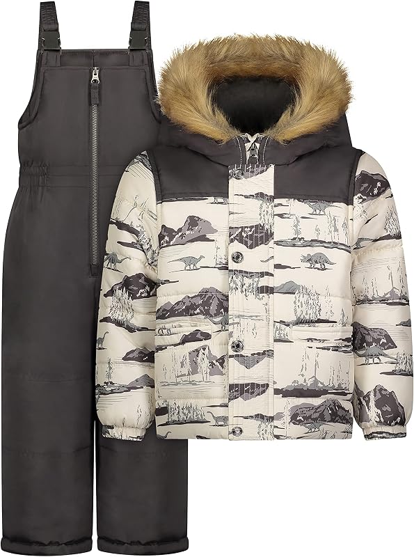OshKosh B'Gosh Conjunto de campera de esquí y traje de nieve para niños