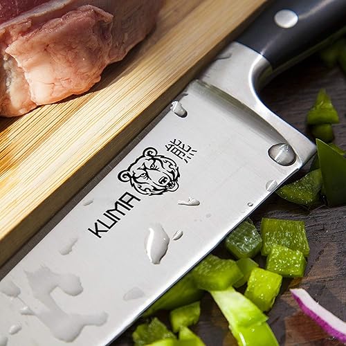 Miniatura 5 de KUMA Juego de cuchillos de chef multiusos y afilador de cuchillos de cocina, cuchillo de chef de 8 pulgadas para tallar, cortar, cortar y afilar