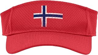 Norwegian Flag, Nordic Cross, Travel Vacation North, Norway Sport Sun Visor